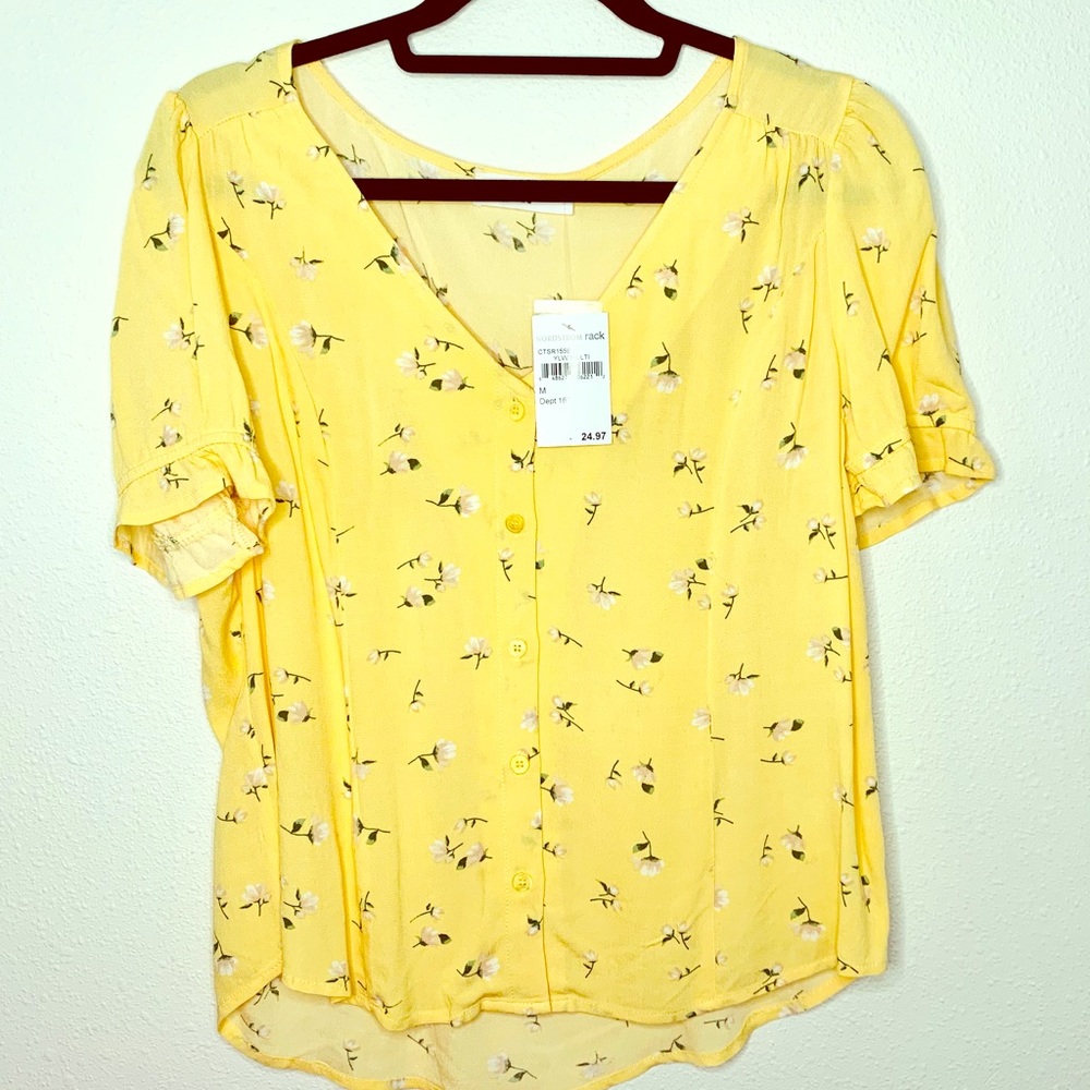 Nordstrom floral print top NWT